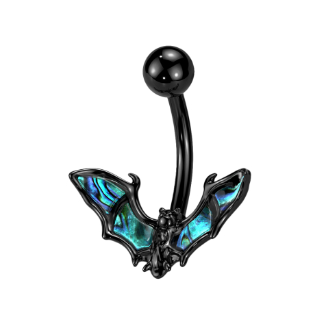 Nero banana con palla Bat con abalone