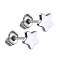 Threadless Ohrstecker silber Stern silber