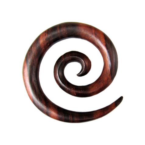 Expanding spiral super made of Narra wood