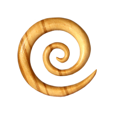Expanding spiral super made of olive wood