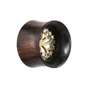 Tunnel svasato realizzato in legno di Narra, albero della...