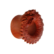 Flared Tunnel Serpent Viking en bois Sawo