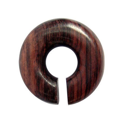 Ear weight donut small made of Narra wood