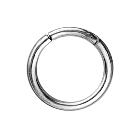 Ohrgewicht Segmentring klappbar silber