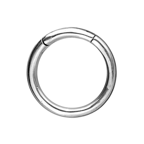 Ohrgewicht Segmentring klappbar silber