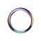 Micro segment ring hinged colored