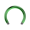 Barre Micro Circular Barbell verte