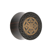 Flared Plug stuck en bois de fer