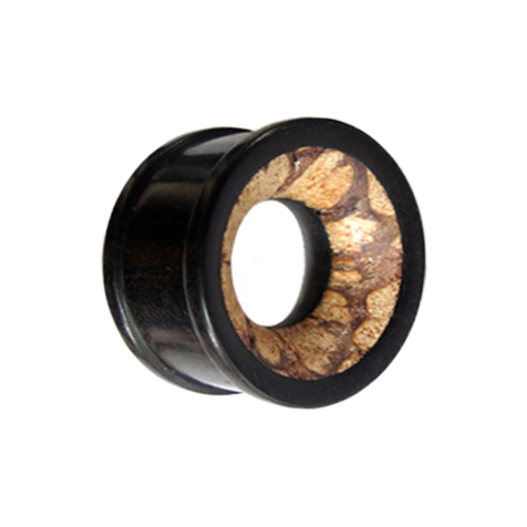 Tunnel con intarsio in legno antico in legno di Arang