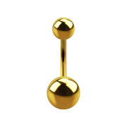 Banana plug, gold-plated female connector with two balls