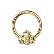 Micro bague segmentée pliable plaquée or...