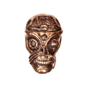 Ohrgewicht Schlüsselloch rosegold Totenkopf Steampunk