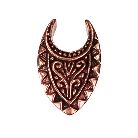 Selle or rose bouclier zigzag fontaine