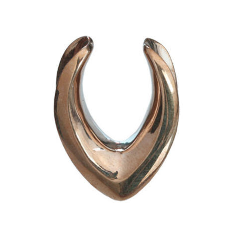 Selle or rose en forme de V