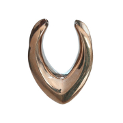 Selle or rose en forme de V