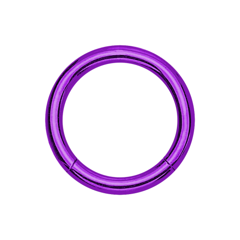 Anneau segment pliable violet