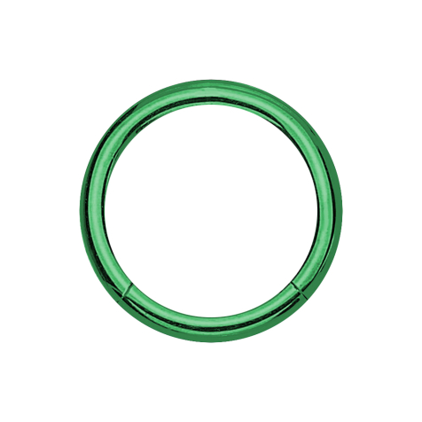 Micro segment ring hinged green
