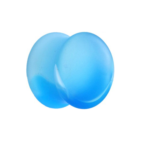 Tappo svasato blu opaco in vetro