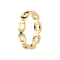 Ring gold-plated link chain