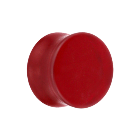 Tappo svasato rosso opaco in vetro