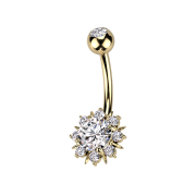 Banane dorée à lor fin avec boule de...