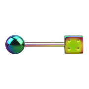 Micro Barbell farbig mit Kugel und Würfel