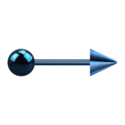 Micro Barbell dunkelblau mit Kugel und Cone
