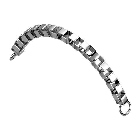 Verbindungskette Box silber