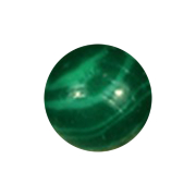 Boule en pierre de malachite