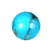 Turquoise stone ball