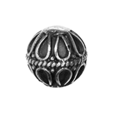 Anelli dargento a sfera