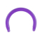 Circular Barbell-Stab violett