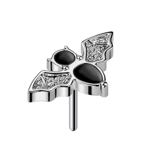 Threadless chauve-souris argentée