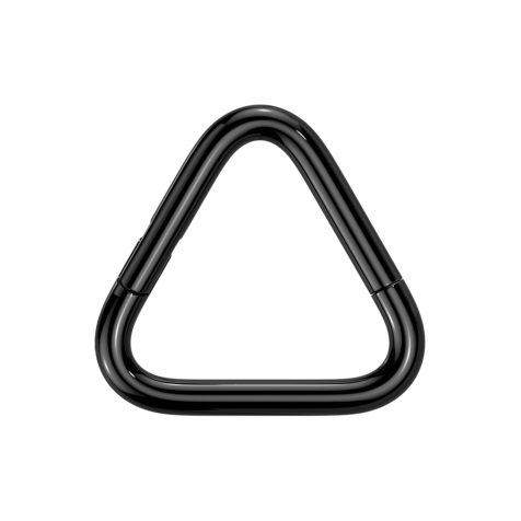Micro segment ring, foldable, black, triangle