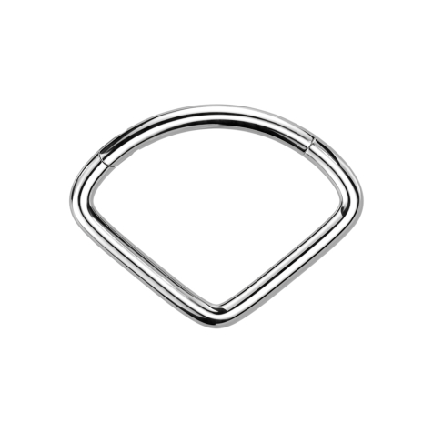 Micro segment ring hinged silver compartments