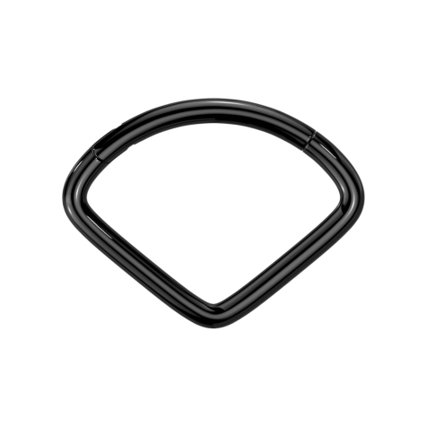 Micro Segmentring klappbar schwarz Fächer