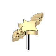 Threadless Basic Bat Gold Plated