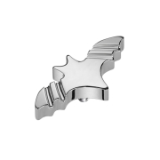 Dermal Anchor Basic Bat, Silver