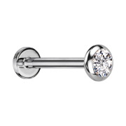 Micro Labret filetage intérieur argent disque...