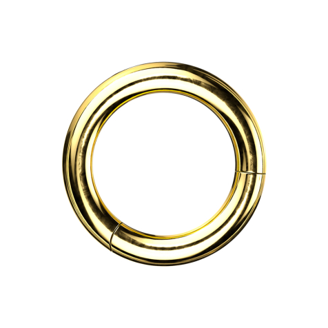 Anneau segmenté rabattable plaqué or