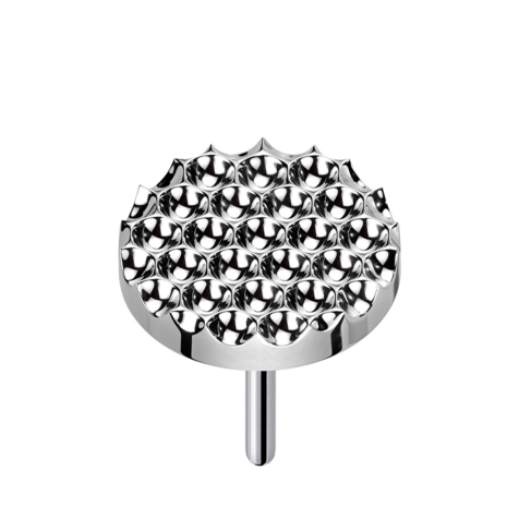 Disque diamanté à poinsonnage sans filetage, argenté