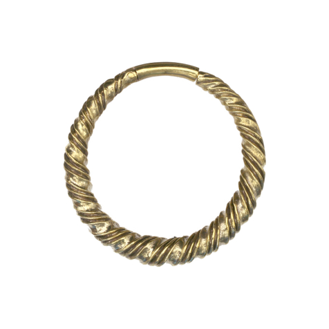 Orecchio peso segmento anello incernierato ritorto