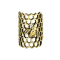 Ear Cuff gold-plated honeycomb