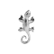 Ear Cuff argent lézard
