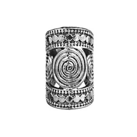 Ear Cuff silber drei Spiralen