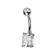 Banane argent avec boule argent cristal argent et grand...