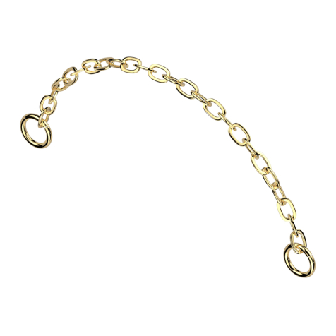 Chaîne de liaison Basic plaquée or