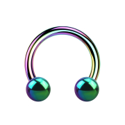 Micro Circular Barbell à filetage intérieur...