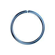 Micro Piercing Ring dunkelblau