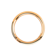 Micro anneau segment pliable or rose